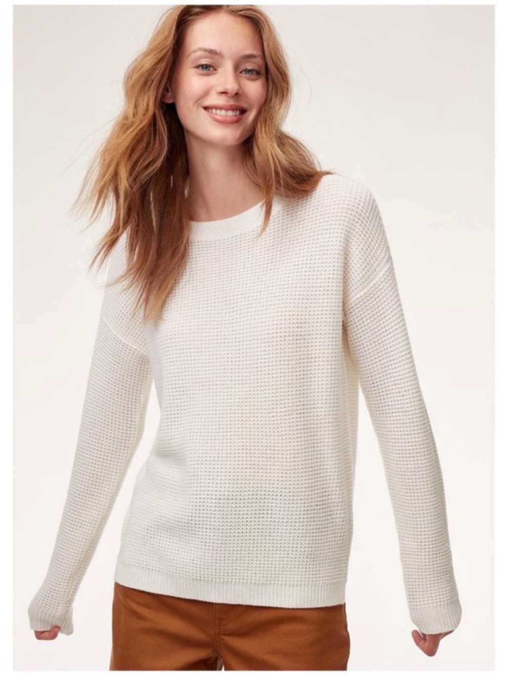 NWT Wilfred Free (Aritzia) "Boylston" Sweater – Espace – Size S